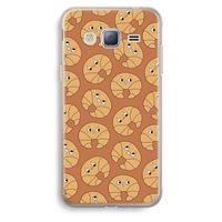 Croissant: Samsung Galaxy J3 (2016) Transparant Hoesje Croissant: Samsung Galaxy J3 (2016) Transparant Hoesje