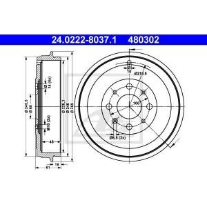 Ate Remtrommel 24.0222-8037.1