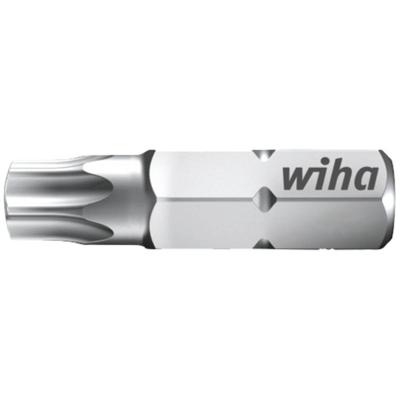 Wiha Torx-Bit TX 27x25mm Form C 6,3 1/4 plus6 01720 Torx-bit T 27 Chroom-vanadium staal Gehard C 6.3 1 stuk(s)