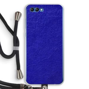 Majorelle Blue: Honor 10 Transparant Hoesje met koord