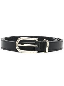 Ernest W. Baker ceinture en cuir à boucle - Noir