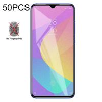 50 stuks non-Full matte Frosted gehard glas film voor Xiaomi mi CC9 geen retail pakket