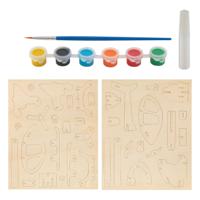 Grafix houten bouwen schilderpakket helikopter