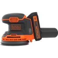 BLACK+DECKER BDCROS18 18V accu excentrische schuurmachine excentrische schuurmachine Opbergtas, oplader en accu inbegrepen