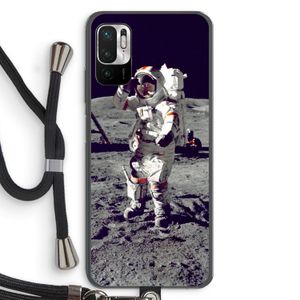 Spaceman: Xiaomi Redmi Note 10 5G Transparant Hoesje met koord