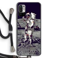 Spaceman: Xiaomi Redmi Note 10 5G Transparant Hoesje met koord