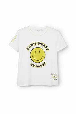 T-shirt stras Smiley Originals ® - WHITE - XXL