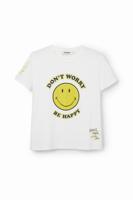 T-shirt stras Smiley Originals ® - WHITE - XXL