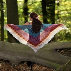 Haakpatroon Mystic Lace Omslagdoek