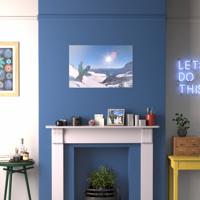 Foto op aluminium 60x90