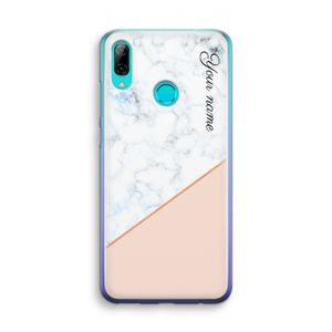 Marmer in stijl: Huawei P Smart (2019) Transparant Hoesje