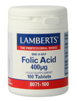 Lamberts Foliumzuur 400mcg Tabletten