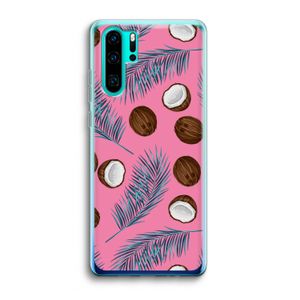 Kokosnoot roze: Huawei P30 Pro Transparant Hoesje