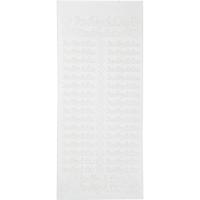 Creativ Company Stickers, indbydelse, vel 10x23 cm, wit, 1 vel