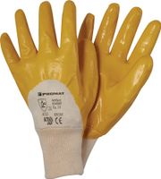 Promat Handschoen | Ems | maat 9 geel | bijzonder hoogwaardige nitril coating | EN 388 PSA-categorie II - 4000371275 4000371275