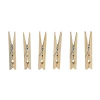 Wasknijpers jumbo - 60x - hout - wasgoedknijpers - grote knijpers