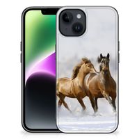 iPhone 15 Dierenprint Telefoonhoesje Paarden