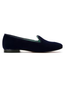 Blue Bird Shoes velvet I Do loafers - Bleu