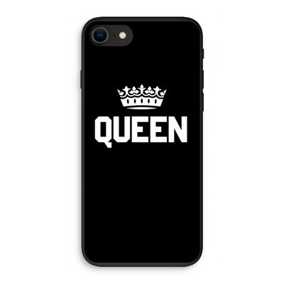 Queen zwart: iPhone SE 2020 Biologisch afbreekbaar hoesje