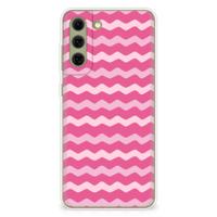 Samsung Galaxy S21FE | TPU bumper | Waves Pink Samsung Galaxy S21FE | TPU bumper | Waves Pink