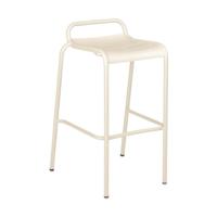 Fermob Luxembourg barkruk lage rug H80 Beige Latte
