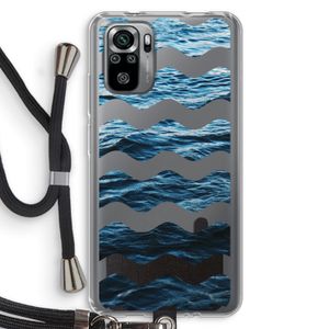 Oceaan: Xiaomi Redmi Note 10S Transparant Hoesje met koord