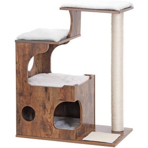 Nancy's Luxe Krabpaal Kat Bruin - Krabpaal Voor Katten 88 CM