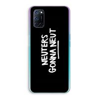 Neuters (zwart): Oppo A72 Transparant Hoesje