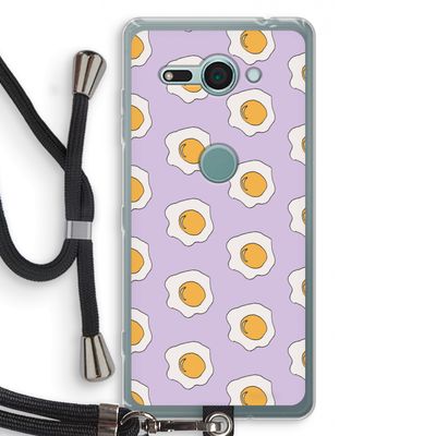 Bacon to my eggs #1: Sony Xperia XZ2 Compact Transparant Hoesje met koord