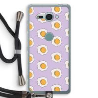 Bacon to my eggs #1: Sony Xperia XZ2 Compact Transparant Hoesje met koord