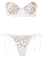 Amir Slama bikini à haut bandeau - Blanc - thumbnail