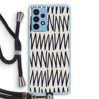 Marrakech Zigzag: Samsung Galaxy A52 Transparant Hoesje met koord