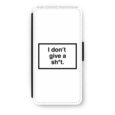 Don't give a shit: iPhone 8 Flip Hoesje