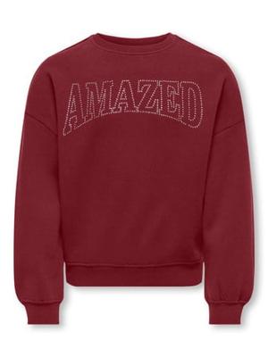 Kids ONLY winter sweater meisjes - paars - KogKiki - oversize fit