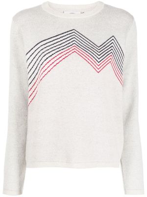 Rossignol pull Mountain en maille intarsia - Tons neutres