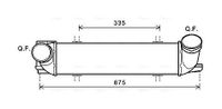 Intercooler, inlaatluchtkoeler BW4438 - thumbnail