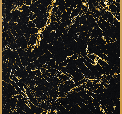 Behang marmer zwart en goud textuur