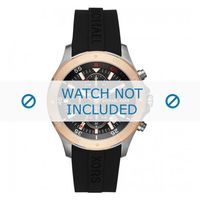 Horlogeband Michael Kors MK8568 Silicoon Zwart 22mm - thumbnail