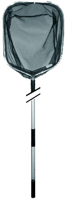 Aquaforte KNS Hexa Vlak Net Lepel - Duurzaam Aluminium 53x46cm, 6mm Maas Zwarte