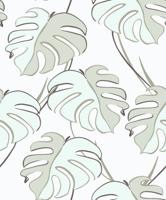 Novamur Kylie Behang met groene monstera print - 81607