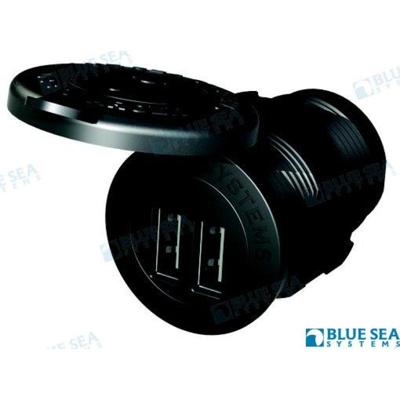 BS1045 - BASIS 12/24VDC DUBBELE USB-LADER 4.8A