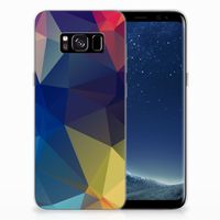 Samsung Galaxy S8 TPU Hoesje Polygon Dark