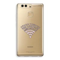 Home Is Where The Wifi Is: Huawei P9 Transparant Hoesje
