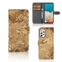 Samsung Galaxy A73 5G | Bookcase | Marmer Creme | Portemonnee hoesje