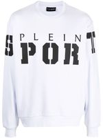 Plein Sport sweat à logo LS imprimé - Blanc - thumbnail