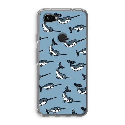 Narwhal: Google Pixel 3a Transparant Hoesje