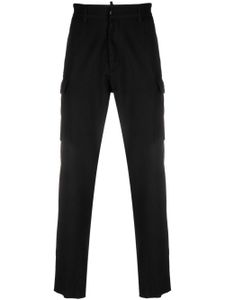 DSQUARED2 pantalon fuselé à taille mi-haute - Noir