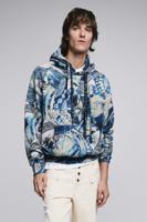 Mozaïek sweatshirt - BLUE - S
