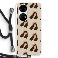 Bonjour mon amour: Huawei P50 Transparant Hoesje met koord