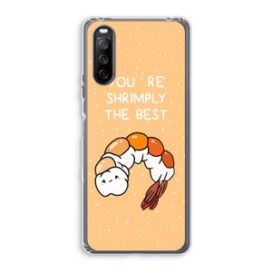 You're Shrimply The Best: Sony Xperia 10 III Transparant Hoesje